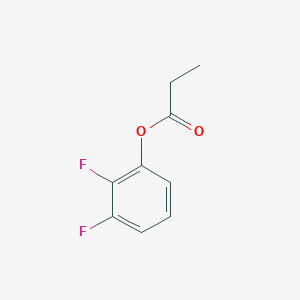 molecular formula C9H8F2O2 B8421909 2,3-Difluorophenyl propionate 