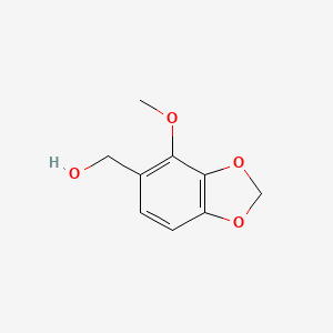 molecular formula C9H10O4 B8422031 4-Methoxy-1,3-benzodioxole-5-methanol 