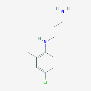 molecular formula C10H15ClN2 B8422075 N-(4-Chloro-2-methyl-phenyl)-propane-1,3-diamine 