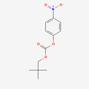 molecular formula C12H15NO5 B8422098 Carbonic acid 2,2-dimethylpropyl ester 4-nitrophenyl ester 