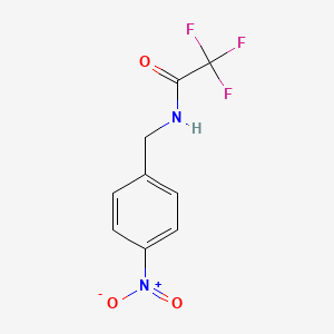 molecular formula C9H7F3N2O3 B8422116 N-(4-nitrobenzyl)trifluoroacetoamide 
