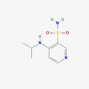 molecular formula C8H13N3O2S B8422141 4-Isopropylaminopyridine-3-sulfonamide 