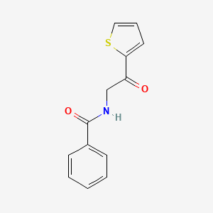 molecular formula C13H11NO2S B8422167 alpha-N-benzoylamino-2-acetylthiophene 