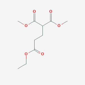 molecular formula C10H16O6 B8422245 3-Ethyl 1,1-dimethyl 1,1,3-propanetricarboxylate 