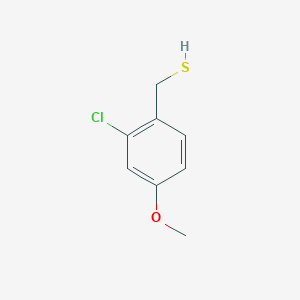 molecular formula C8H9ClOS B8422249 2-Chloro-4-methoxybenzyl mercaptan 