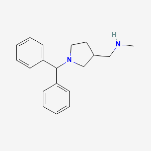 (1-Benzhydryl-pyrrolidin-3-ylmethyl)-methyl-amine
