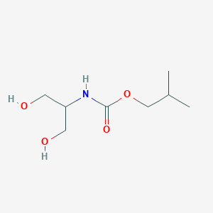 molecular formula C8H17NO4 B8422392 Isobutyl 1,3-dihydroxypropan-2-yl-carbamate 