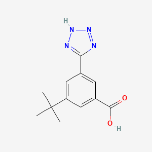 3-tert-butyl-5-(2H-tetrazol-5-yl)benzoic acid