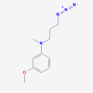 molecular formula C11H16N4O B8422451 N-(3-azidopropyl)-3-methoxy-N-methylaniline 