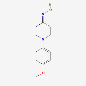 molecular formula C12H16N2O2 B8422466 1-(4-Methoxy-phenyl)-piperidin-4-one oxime 