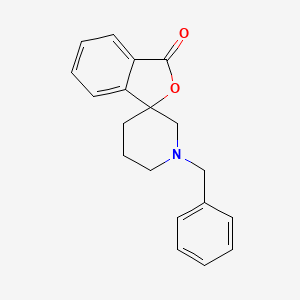 molecular formula C19H19NO2 B8422517 1'-Benzyl-3H-spiro[isobenzofuran-1,3'-piperidin]-3-one CAS No. 56658-24-3