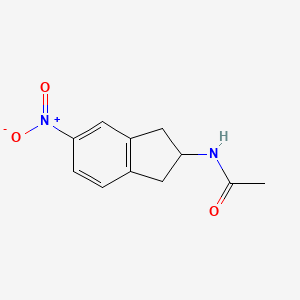 N-(5-nitro-indan-2-yl)-acetamide