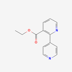 molecular formula C13H12N2O2 B8422654 Ethyl [2,4'-bipyridine]-3-carboxylate 