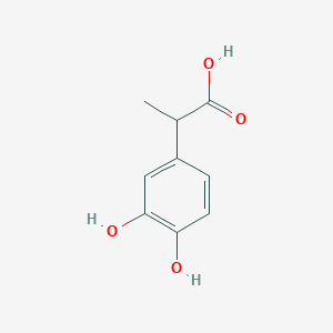 molecular formula C9H10O4 B8422664 3,4-Dihydroxyphenyl propionic acid 