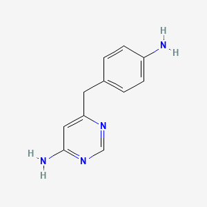 6-(4-Aminobenzyl)pyrimidin-4-amine