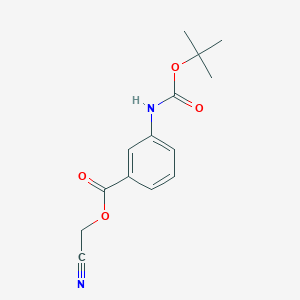 Cyanomethyl 3-(t-butyloxycarbonylamino)benzoate