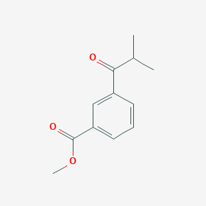 molecular formula C12H14O3 B8422674 Methyl m-isobutyrylbenzoate 