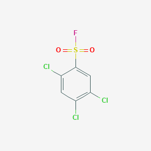 molecular formula C6H2Cl3FO2S B8422698 2,4,5-Trichlorobenzenesulfonyl fluoride CAS No. 26120-89-8