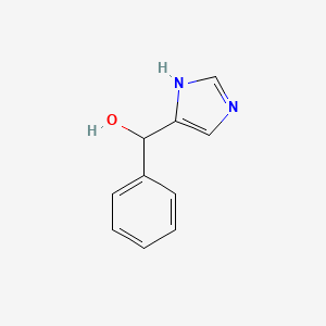 molecular formula C10H10N2O B8422709 (1H-Imidazol-4-yl)(phenyl)methanol CAS No. 78892-29-2