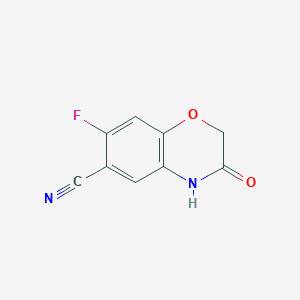 7-fluoro-3-oxo-3,4-dihydro-2H-benzo[1,4]oxazine-6-carbonitrile