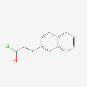 molecular formula C13H9ClO B8422811 3-(Naphthalen-2-yl)prop-2-enoyl chloride CAS No. 55540-61-9