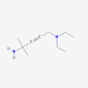 molecular formula C10H20N2 B8422813 4-Diethylamino-1,1-dimethyl-2-butynylamine 