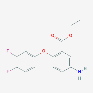 Ethyl 5-amino-2-(3,4-difluorophenoxy)benzoate