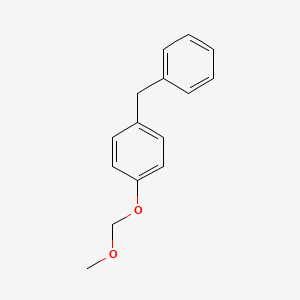 molecular formula C15H16O2 B8422892 1-Benzyl-4-methoxymethoxybenzene 