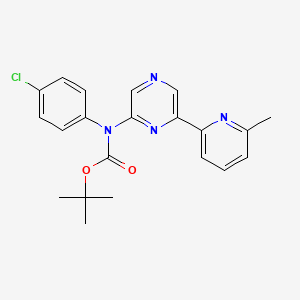 (4-Chloro-phenyl)-[6-(6-methyl-pyridin-2-yl)-pyrazin-2-yl]-carbamic acid tert-butyl ester