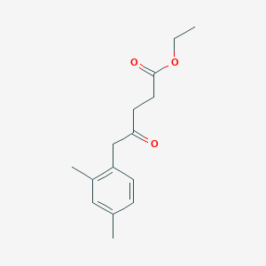 molecular formula C15H20O3 B8422899 Ethyl 5-(2',4'-dimethylphenyl)-4-ketopentanoate 