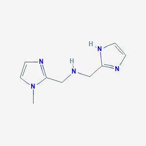 (1H-imidazol-2-ylmethyl)-(1-methyl-1H-imidazol-2-ylmethyl)-amine