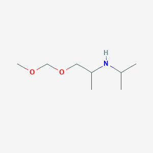 molecular formula C8H19NO2 B8422990 Isopropyl-(2-methoxymethoxy-1-methylethyl)amine 
