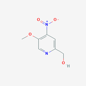 molecular formula C7H8N2O4 B8423070 (5-Methoxy-4-nitropyridin-2-yl)methanol 
