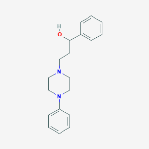 molecular formula C19H24N2O B8423090 1-Phenyl-3-(4-phenyl-piperazin-1-yl)-propan-1-ol 