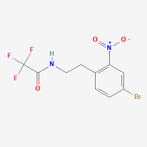 N-[2-(4-bromo-2-nitrophenyl)ethyl]-2,2,2-trifluoroacetamide