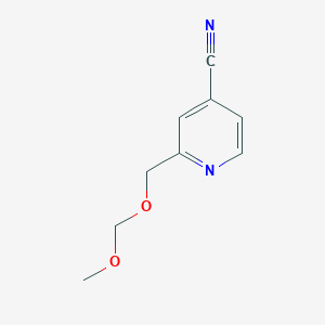 2-((Methoxymethoxy)methyl)isonicotinonitrile