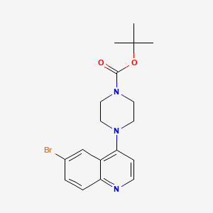 Tert-butyl 4-(6-bromoquinolin-4-yl)piperazine-1-carboxylate