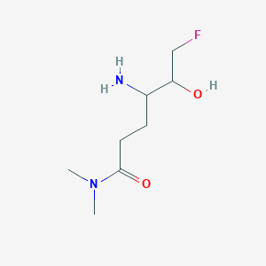molecular formula C8H17FN2O2 B8423162 4-Amino-6-Fluoro-5-Hydroxy-Hexanoic Acid Dimethylamide 