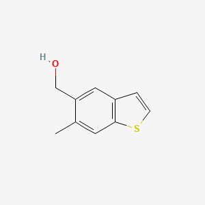 molecular formula C10H10OS B8423177 6-Methylbenzo[b]thiophene-5-methanol 