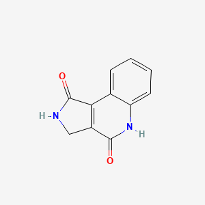 molecular formula C11H8N2O2 B8423193 2,3-dihydro-4-hydroxy-1H-pyrrolo[3,4-c]quinolin-1-one 