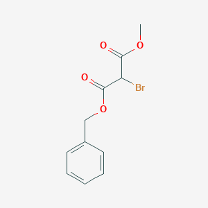 molecular formula C11H11BrO4 B8423292 Benzyl methyl bromomalonate 