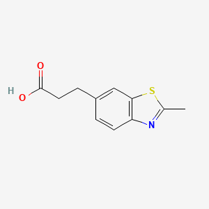 3-(2-Methyl-benzothiazol-6-yl)-propionic acid