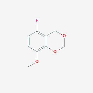 molecular formula C9H9FO3 B8423485 4H-1,3-Benzodioxin, 5-fluoro-8-methoxy- CAS No. 951796-75-1