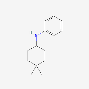 molecular formula C14H21N B8423613 4,4-Dimethylcyclohexyl aniline 