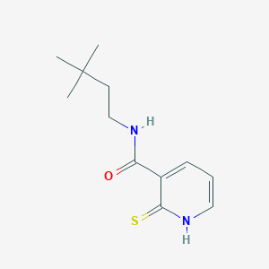 N-(3,3-dimethylbutyl)-2-mercapto-nicotinamide