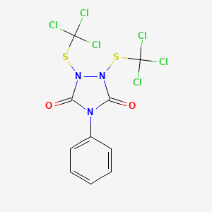 4-Phenyl-1,2-bis[(trichloromethyl)sulfanyl]-1,2,4-triazolidine-3,5-dione