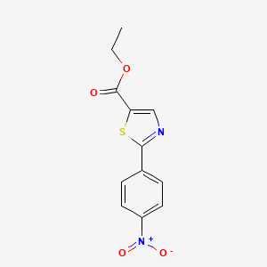 Ethyl 2-(4-nitrophenyl)-1,3-thiazole-5-carboxylate