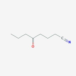 molecular formula C8H13NO B8424078 5-Oxooctanenitrile CAS No. 10412-99-4