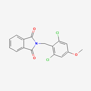 molecular formula C16H11Cl2NO3 B8424086 2-(2,6-Dichloro-4-methoxy-benzyl)-isoindole-1,3-dione 