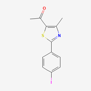 1-[2-(4-Iodophenyl)-4-methylthiazol-5-yl]ethanone